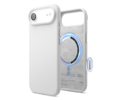 Etui do telefonów Elago Magsafe Silicon Case do iPhone 17 AIR White ES17MSSC66AIR-WH